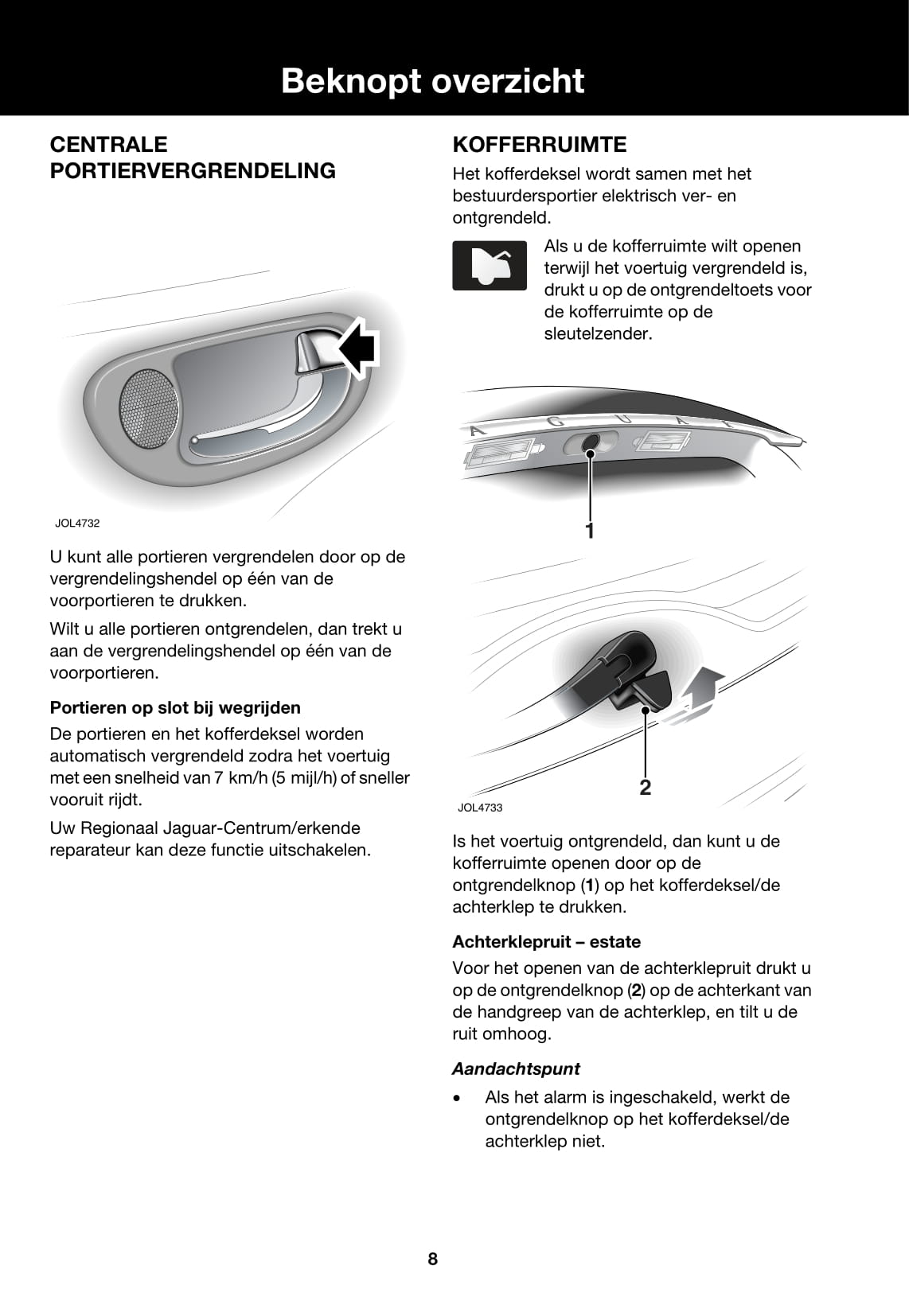 2006-2007 Jaguar X-Type Owner's Manual | Dutch