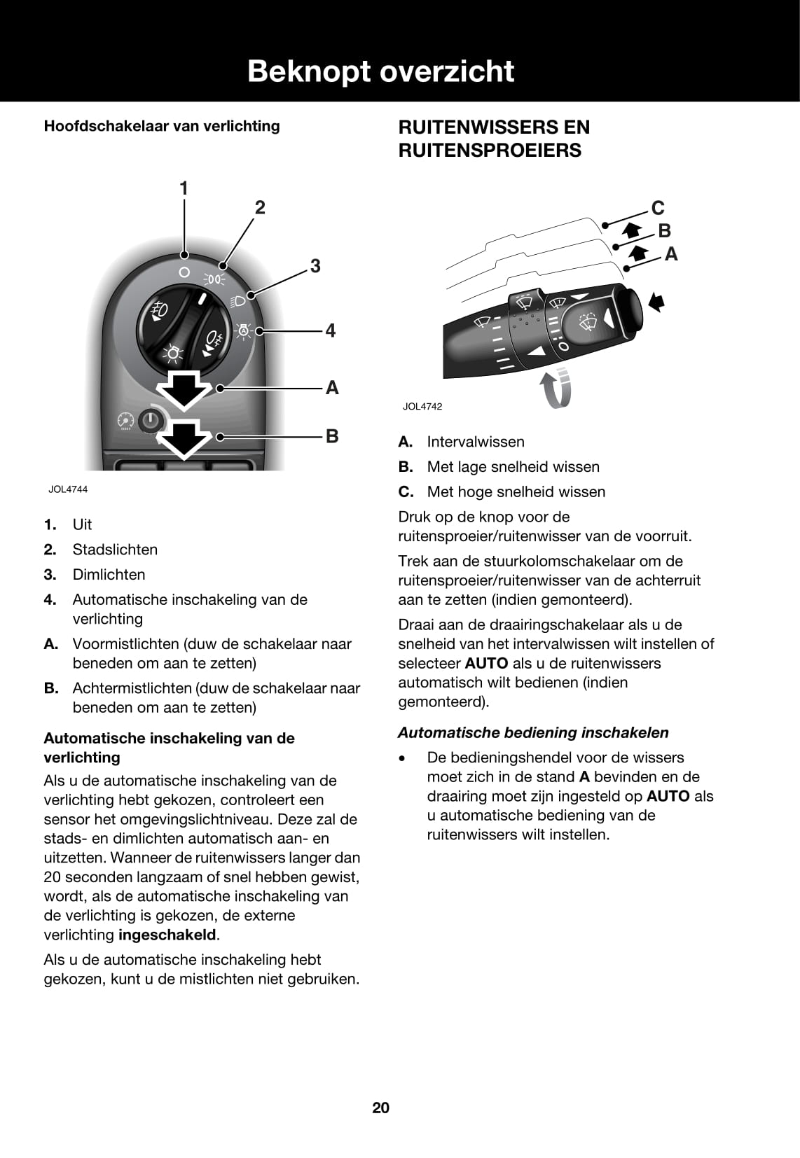 2006-2007 Jaguar X-Type Owner's Manual | Dutch