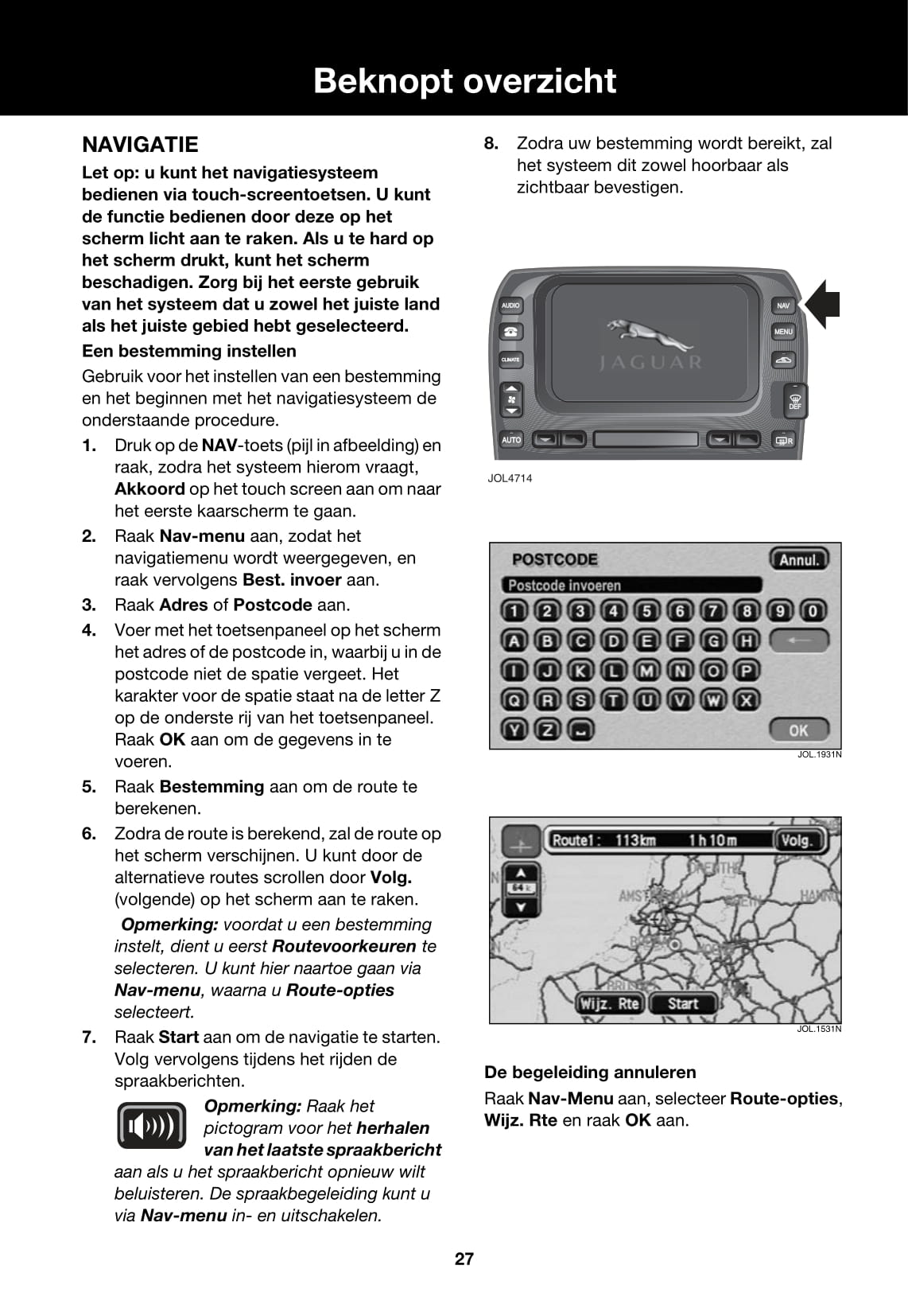 2006-2007 Jaguar X-Type Owner's Manual | Dutch