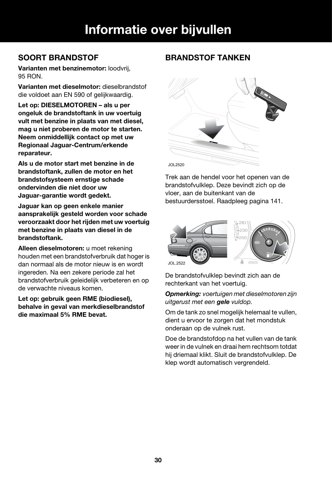 2006-2007 Jaguar X-Type Owner's Manual | Dutch