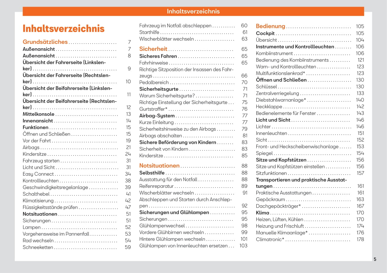 2018-2019 Seat Arona Owner's Manual | German