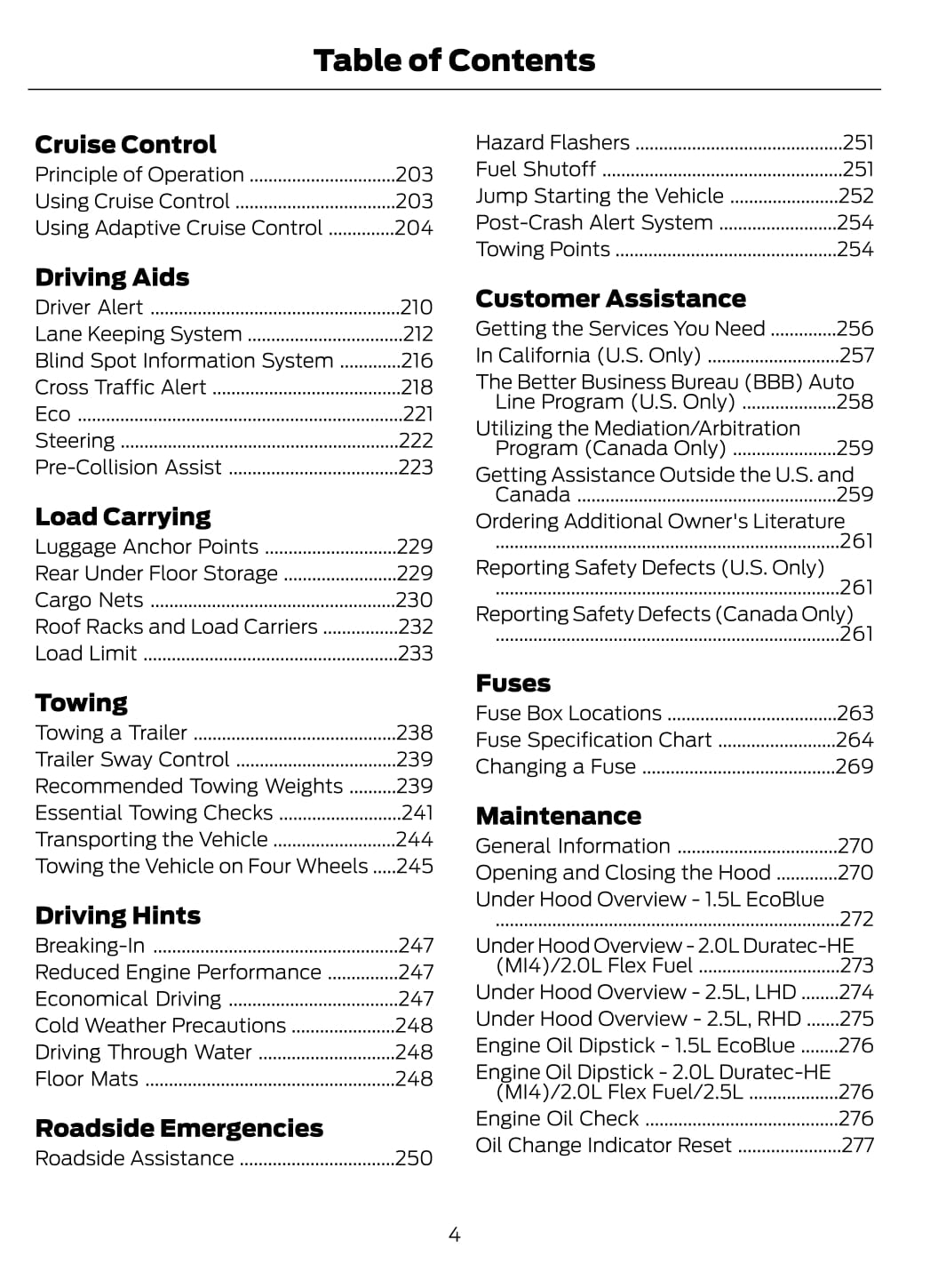 2020 Ford Transit Connect Bedienungsanleitung | Englisch