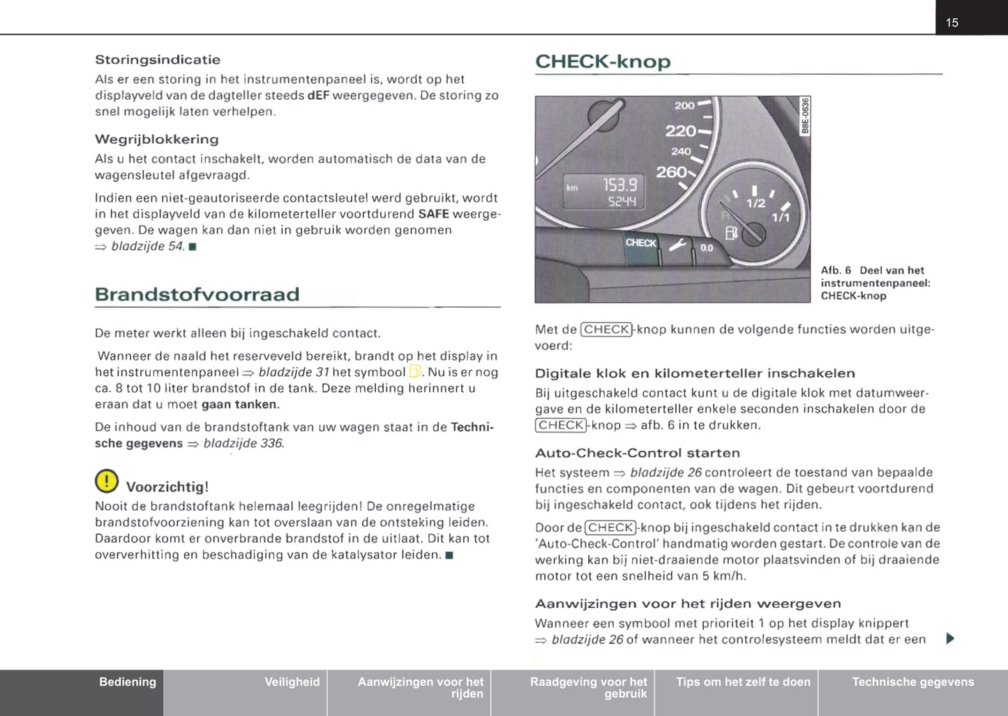 2004-2007 Audi A4 Bedienungsanleitung | Niederländisch