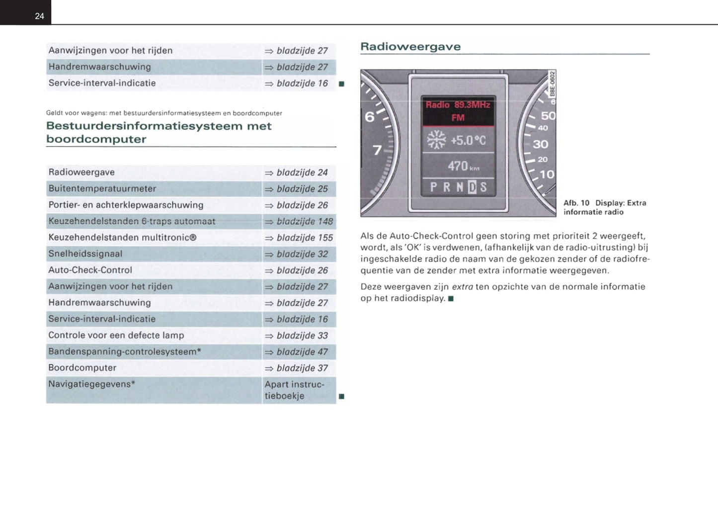 2004-2007 Audi A4 Bedienungsanleitung | Niederländisch