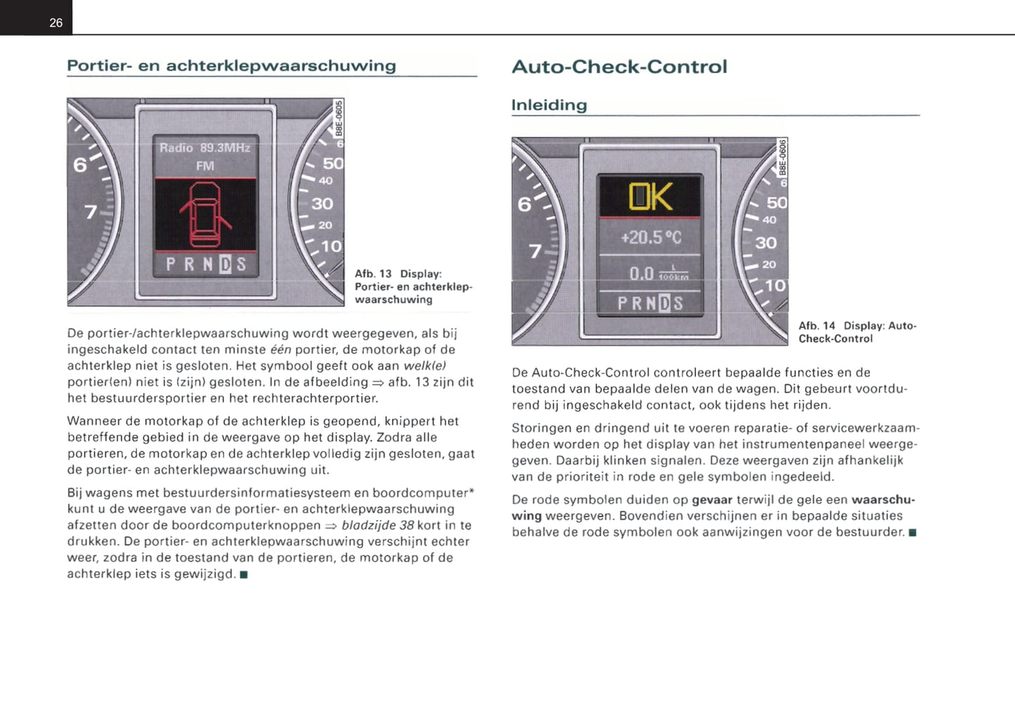 2004-2007 Audi A4 Bedienungsanleitung | Niederländisch
