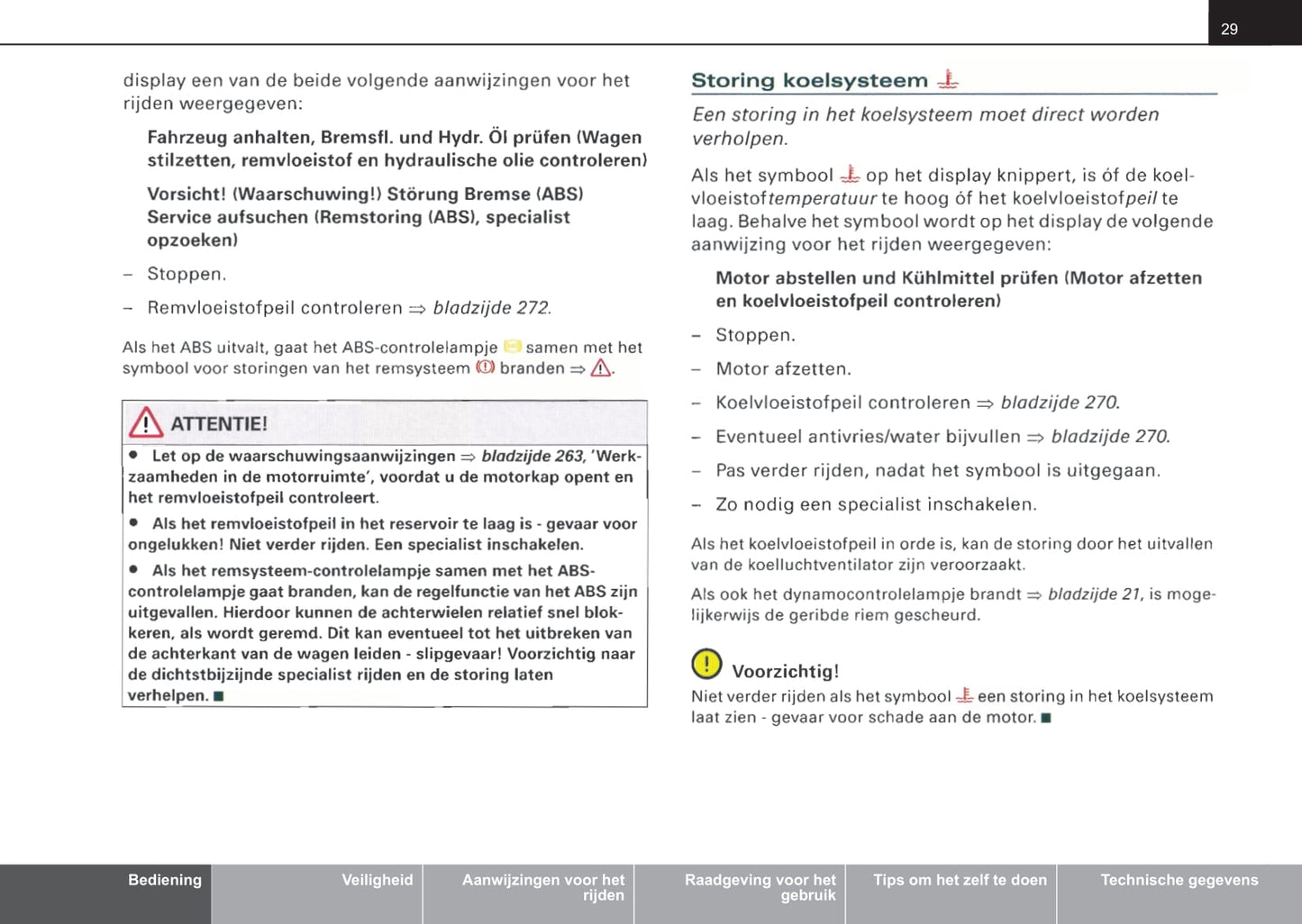 2004-2007 Audi A4 Bedienungsanleitung | Niederländisch