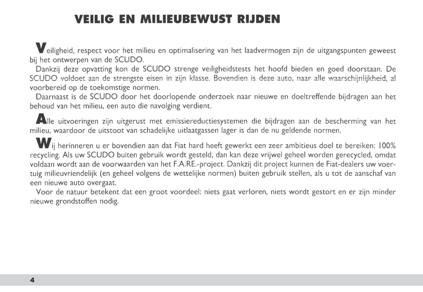 2003-2004 Fiat Scudo Bedienungsanleitung | Niederländisch