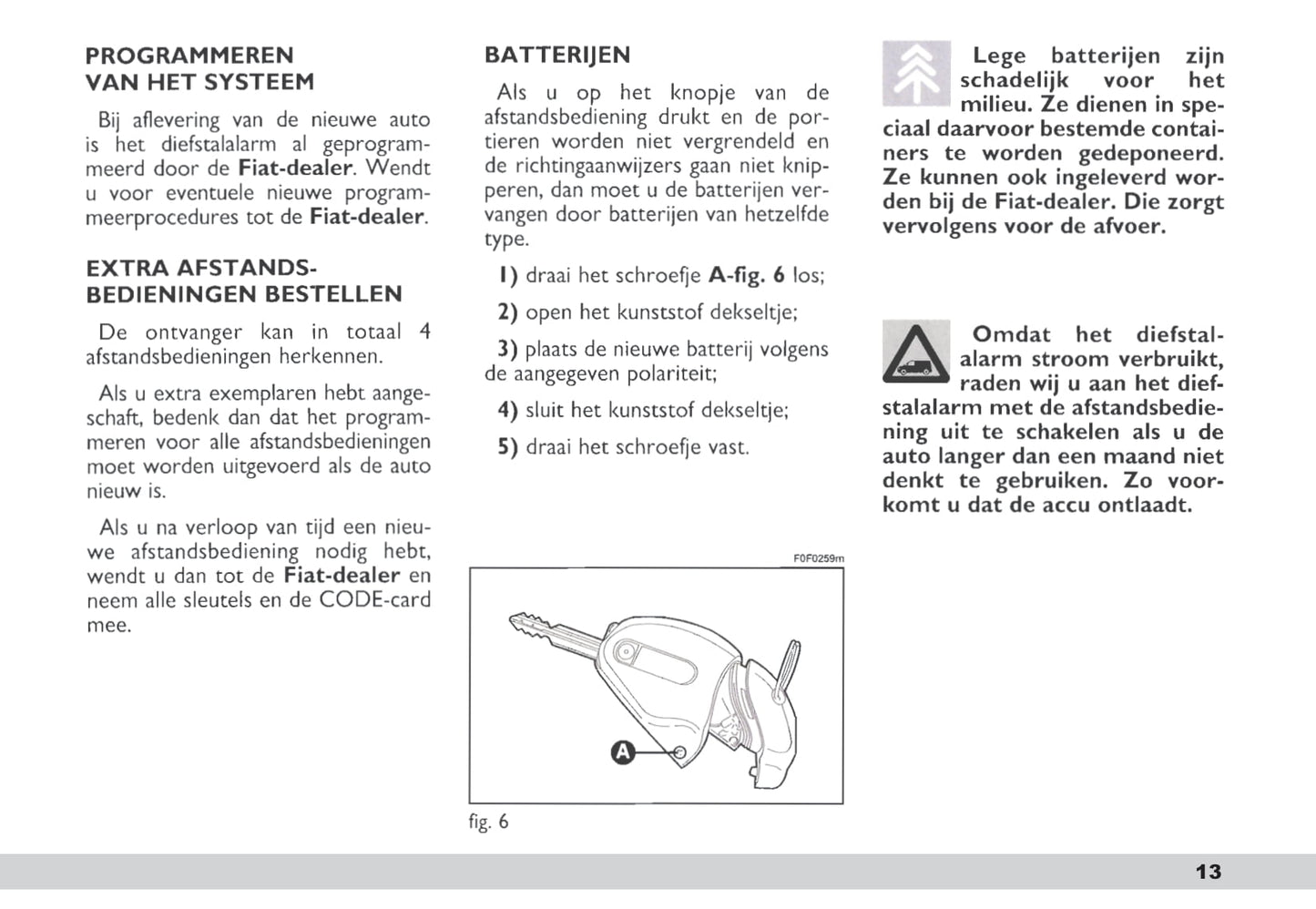 2003-2004 Fiat Scudo Bedienungsanleitung | Niederländisch