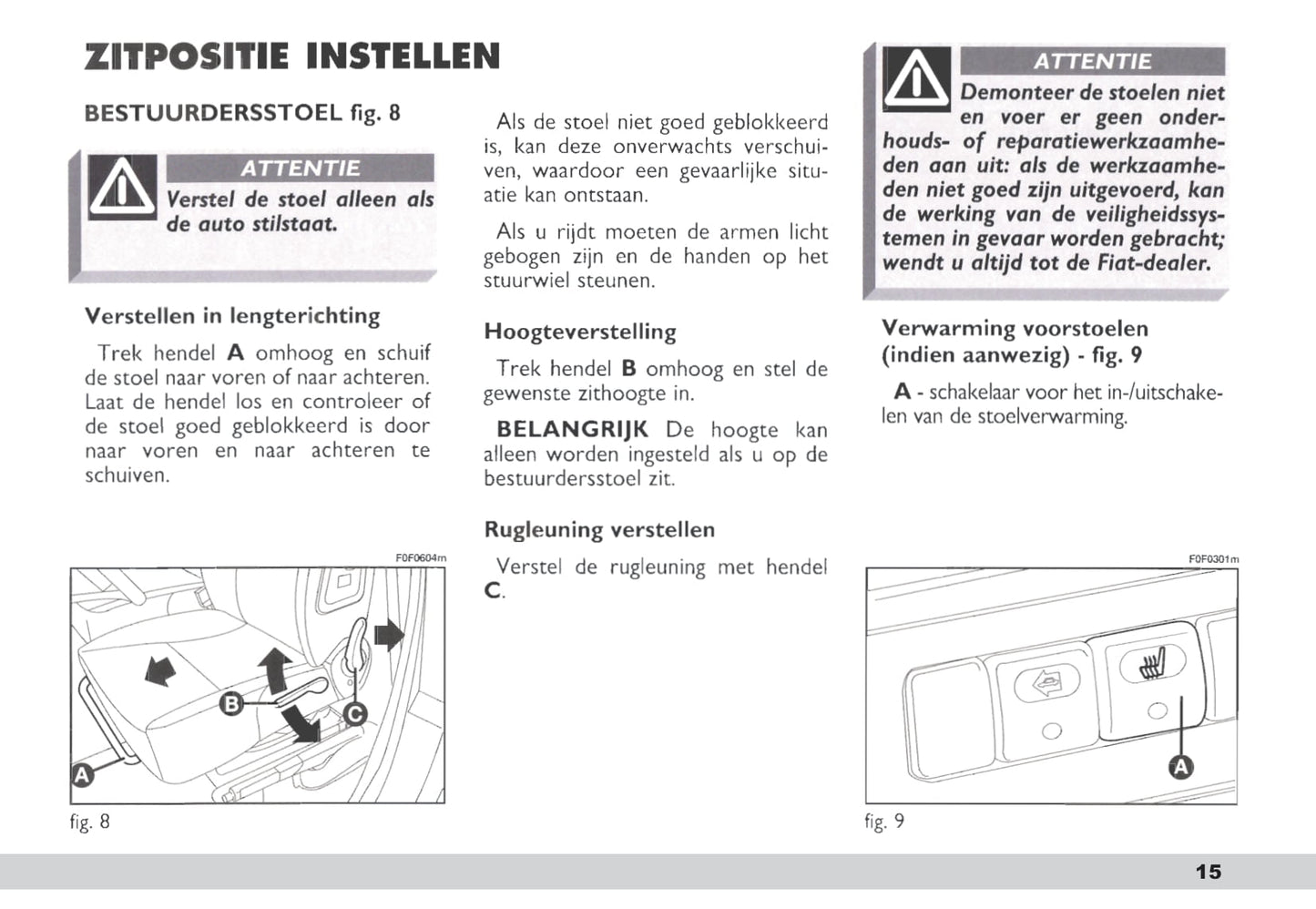 2003-2004 Fiat Scudo Bedienungsanleitung | Niederländisch