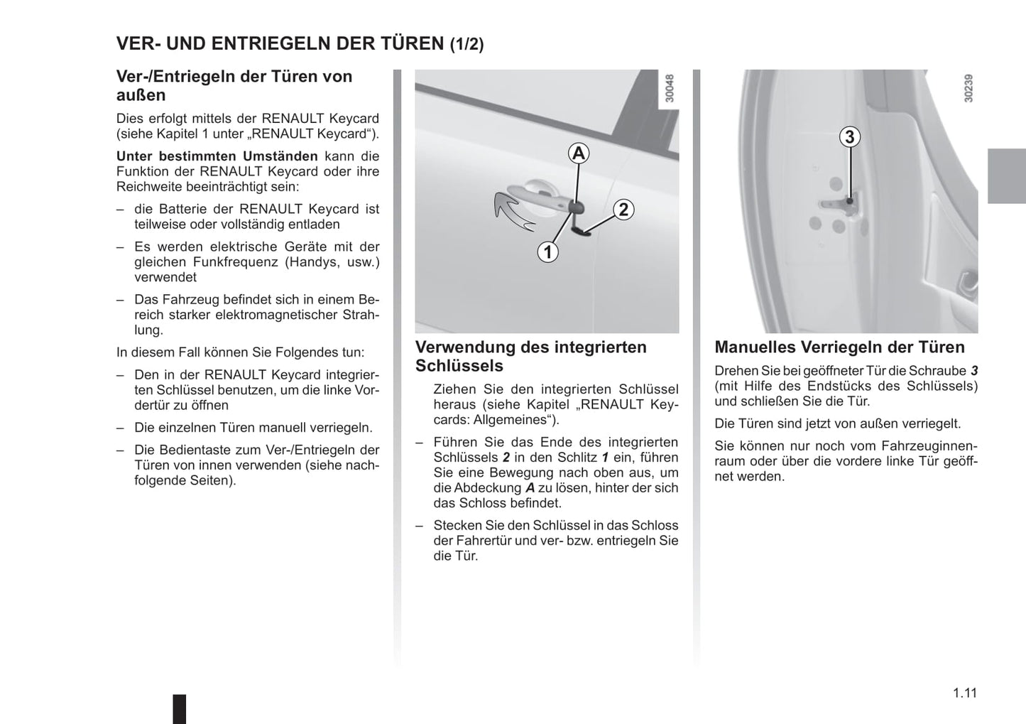 2014-2015 Renault Latitude Owner's Manual | German