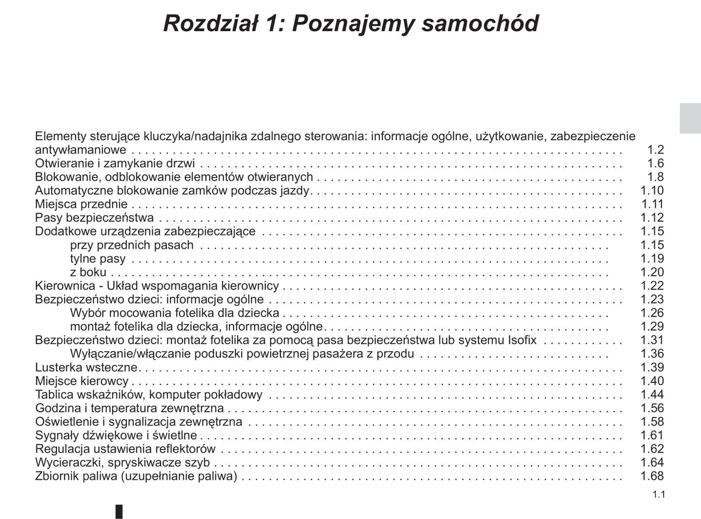 2018-2019 Renault Twingo Bedienungsanleitung | Polnisch