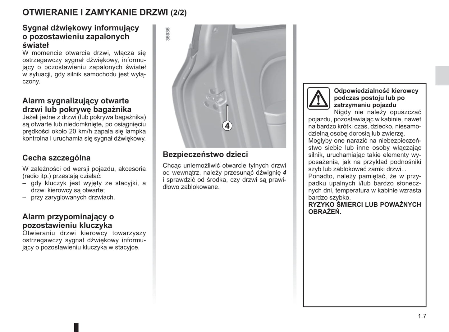 2018-2019 Renault Twingo Bedienungsanleitung | Polnisch