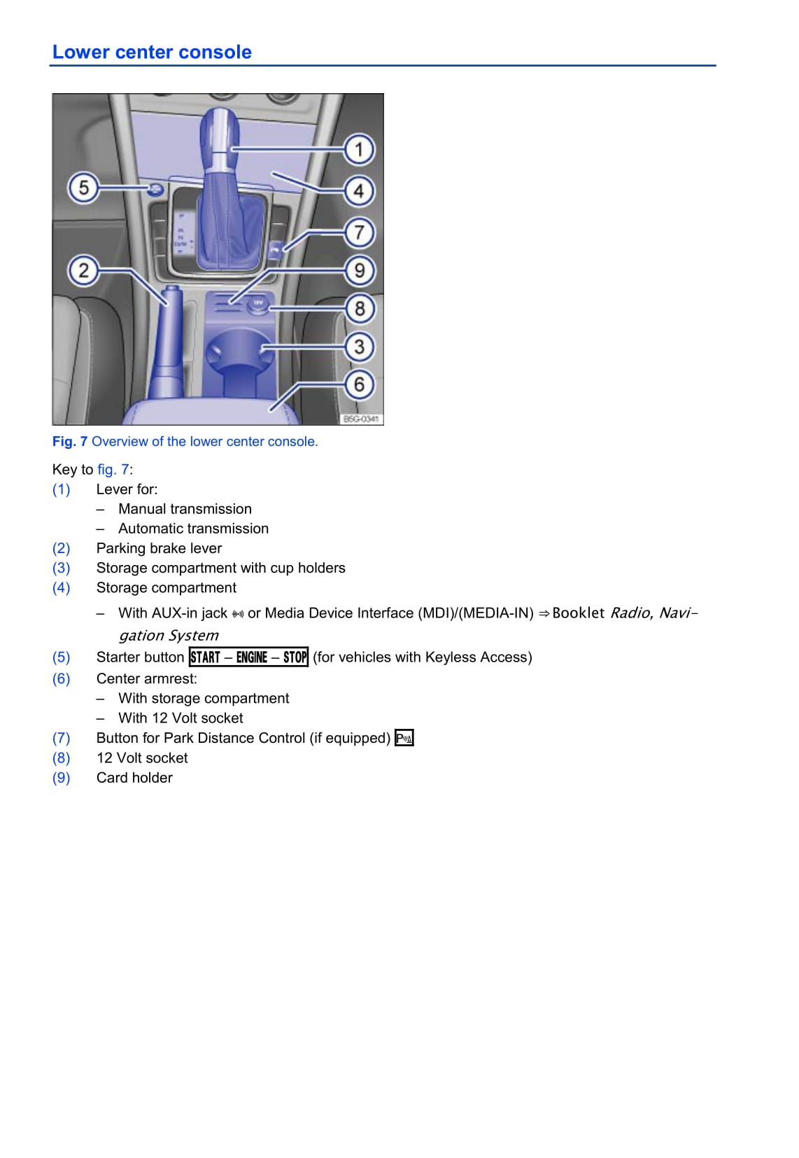 2013-2017 Volkswagen Golf Owner's Manual | English