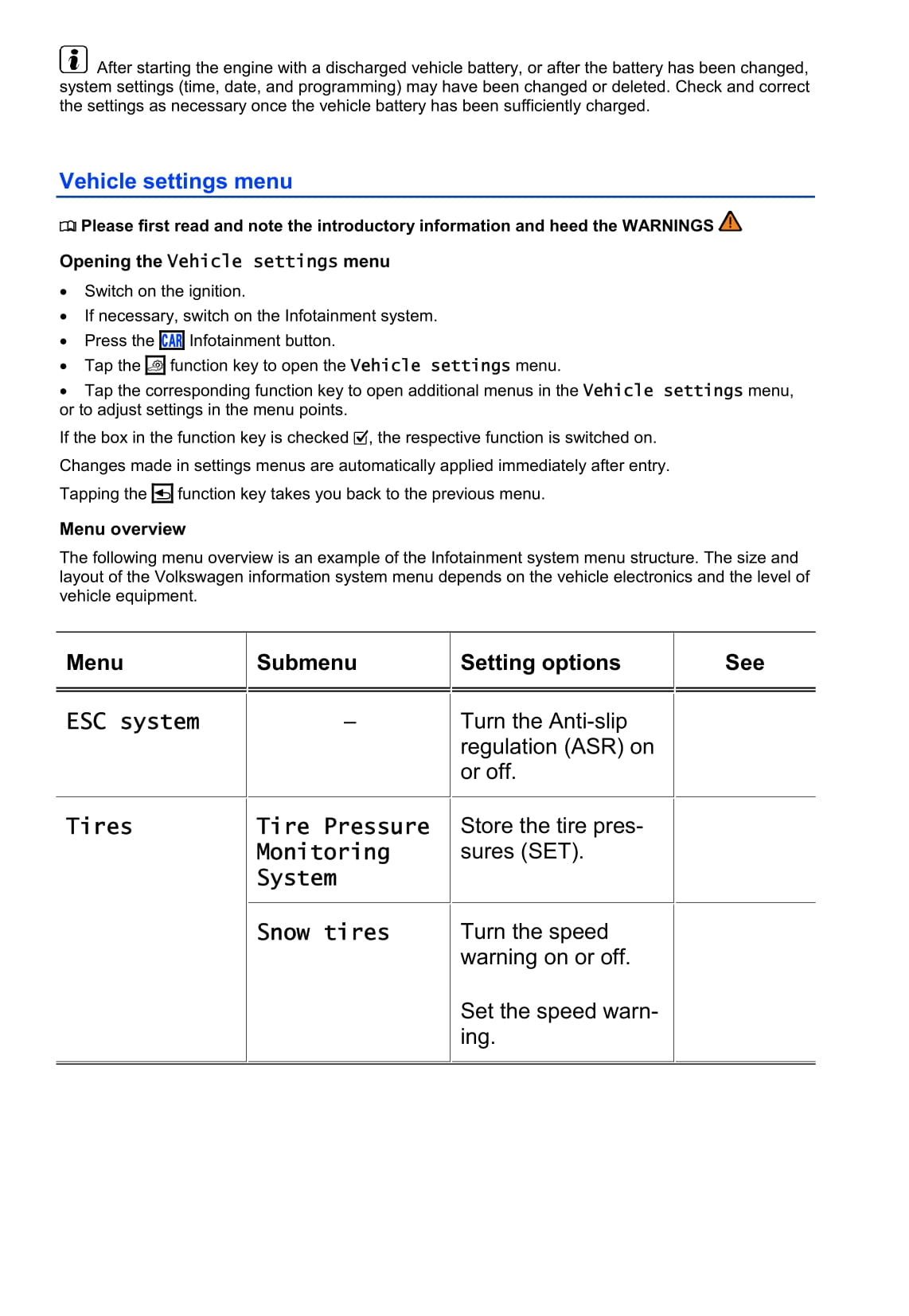2013-2017 Volkswagen Golf Owner's Manual | English
