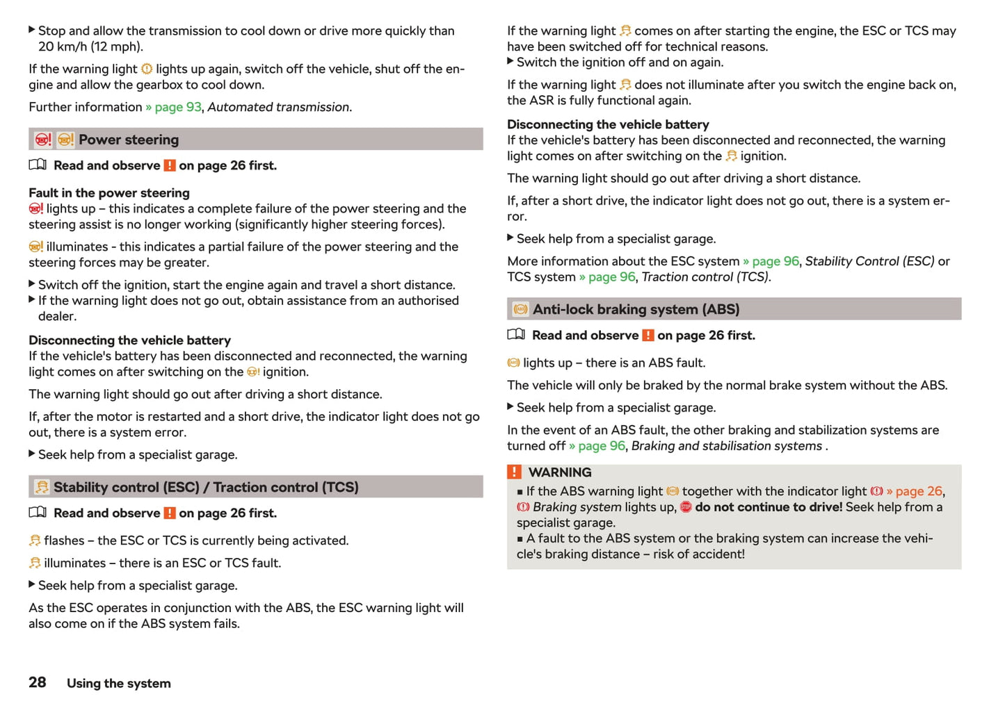 2017-2020 Skoda Citigo Bedienungsanleitung | Englisch