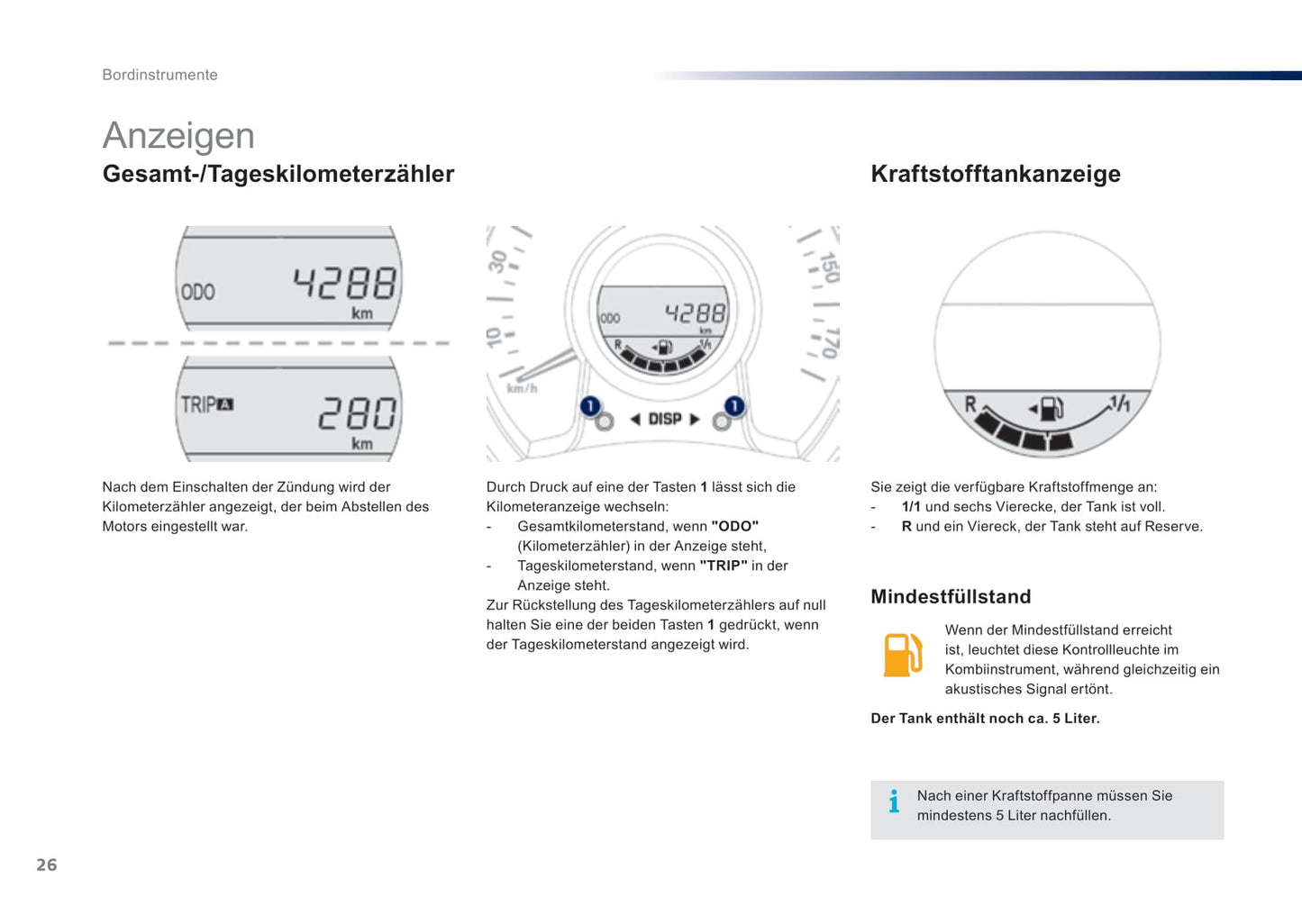 2016-2018 Peugeot 108 Bedienungsanleitung | Deutsch
