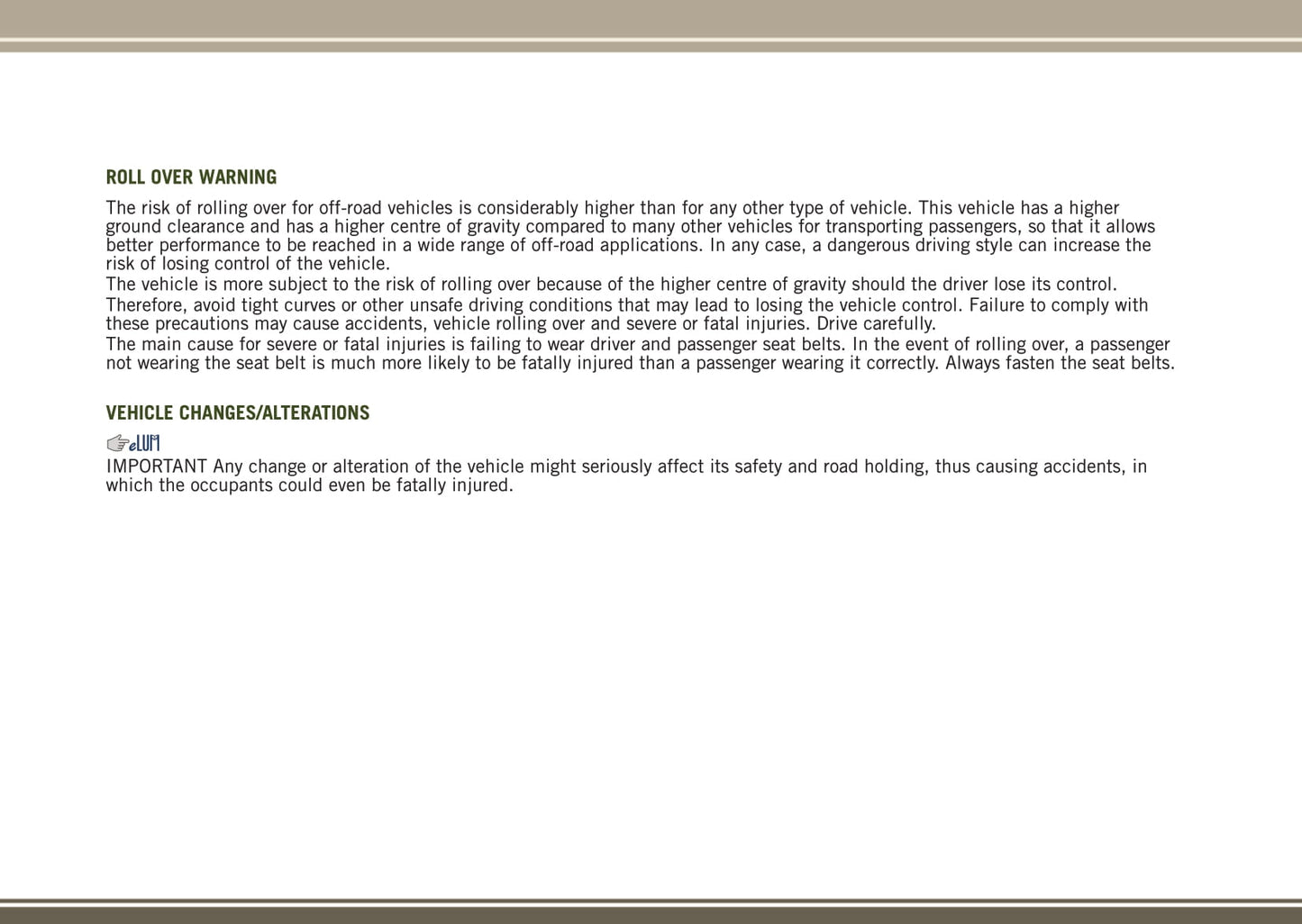 2014-2018 Jeep Renegade Bedienungsanleitung | Englisch