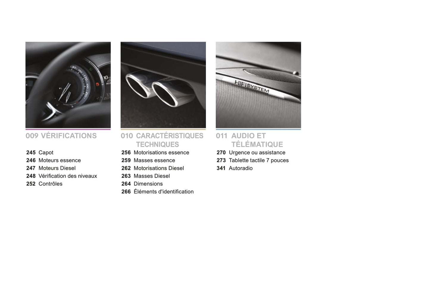 2016-2017 DS Automobiles DS 3 Bedienungsanleitung | Französisch
