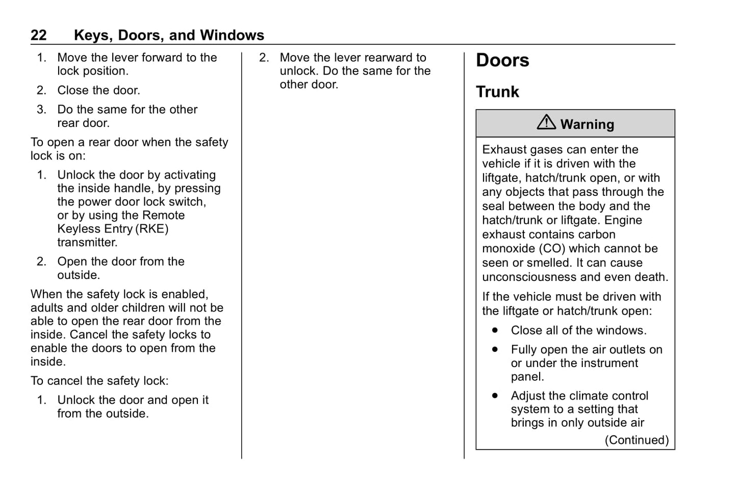 2020 Chevrolet Malibu Bedienungsanleitung | Englisch