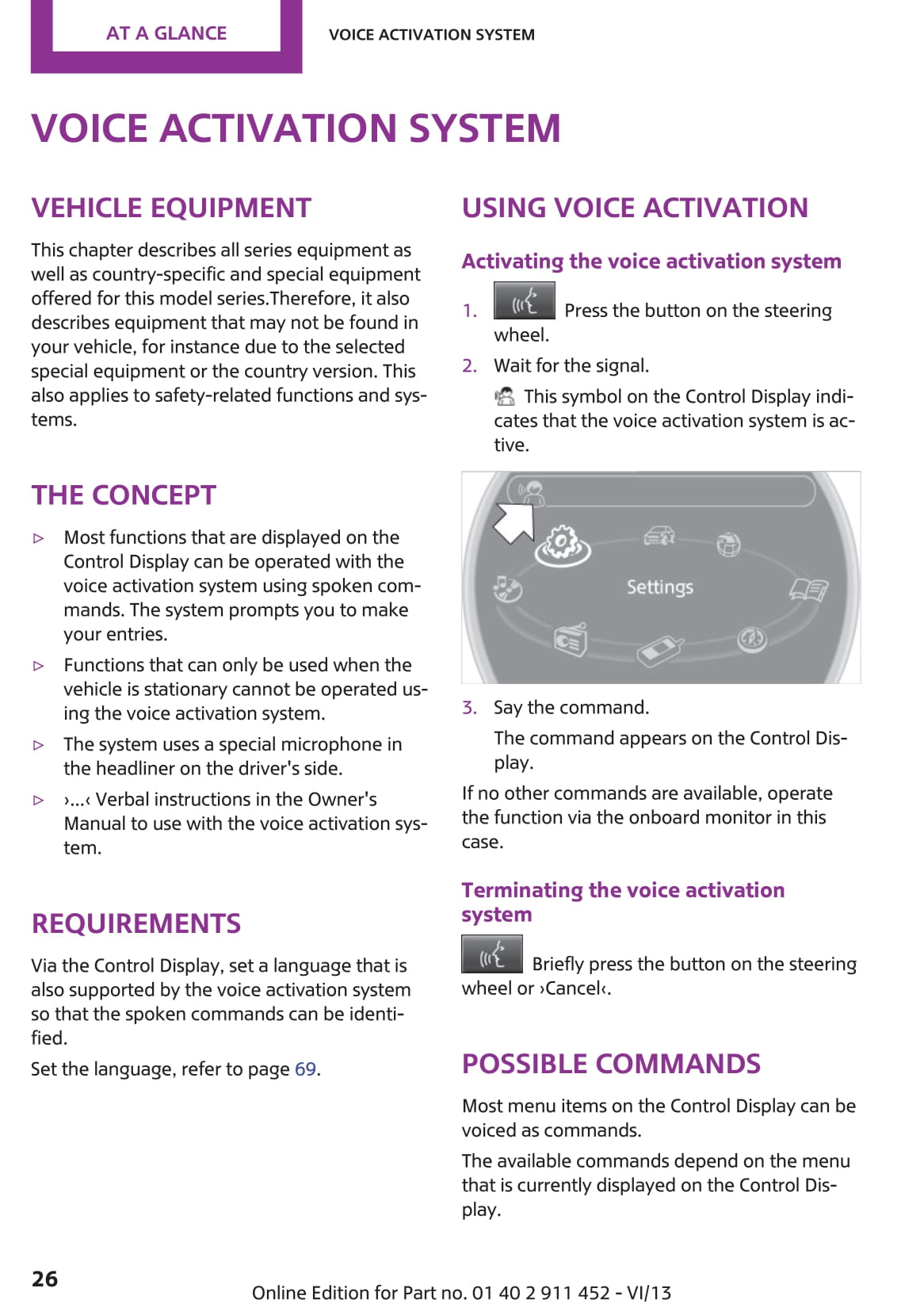 2010-2015 Mini Mini/Mini Clubman Owner's Manual | English
