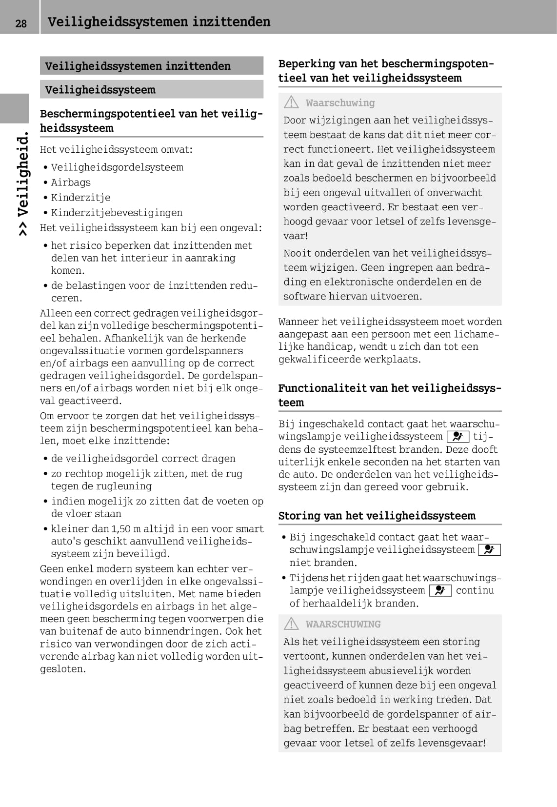 2014-2019 Smart Forfour Bedienungsanleitung | Niederländisch