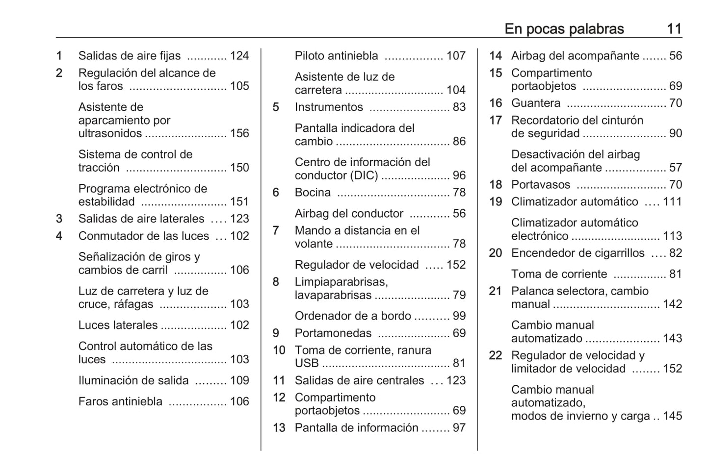 2016-2017 Opel Movano Owner's Manual | Spanish