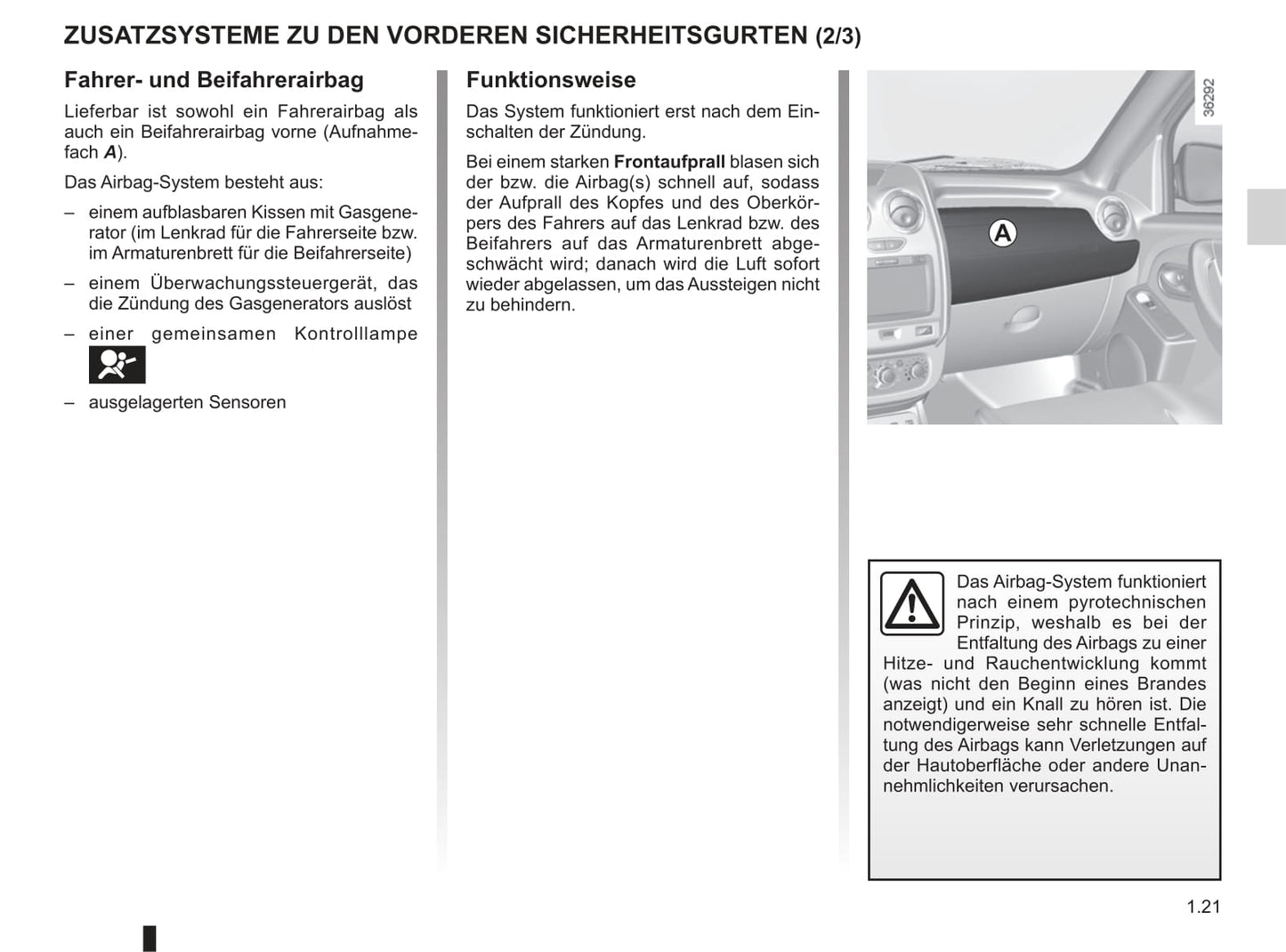 2014-2018 Dacia Duster Bedienungsanleitung | Deutsch