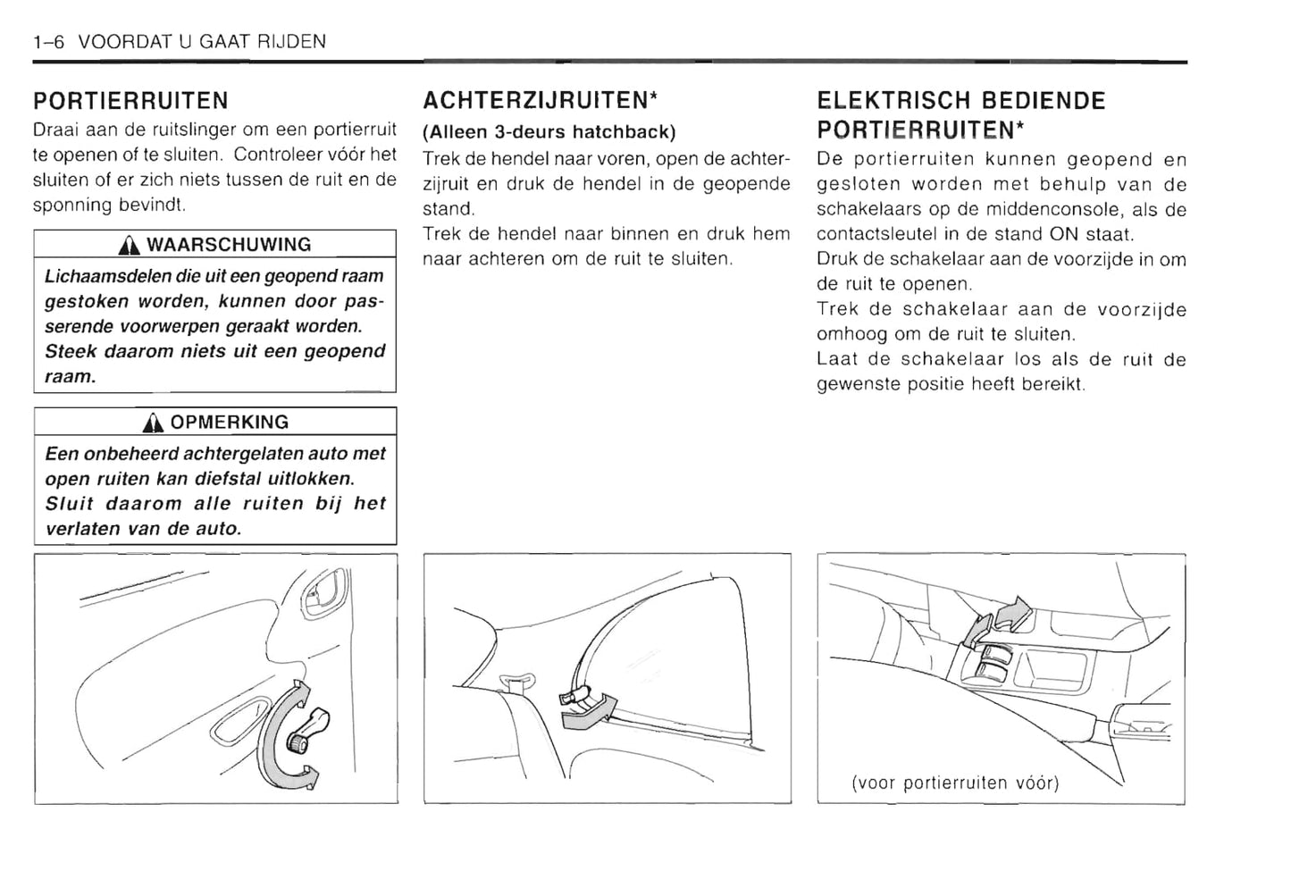 1997-2003 Daewoo Lanos Bedienungsanleitung | Niederländisch