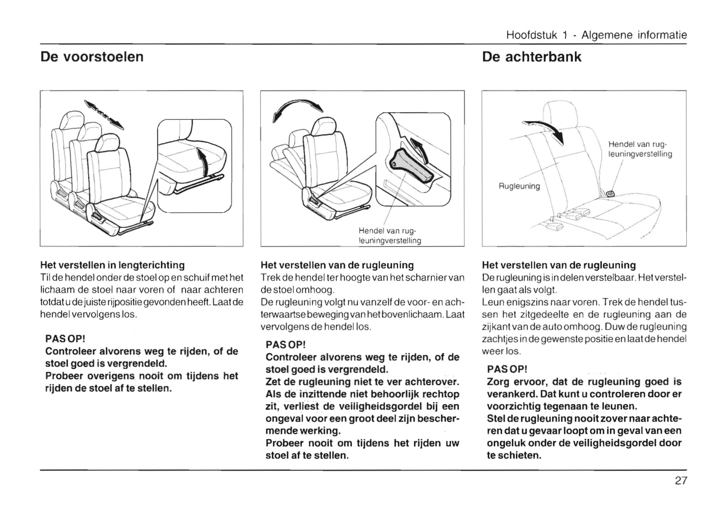 2000-2006 Daihatsu Terios Bedienungsanleitung | Niederländisch