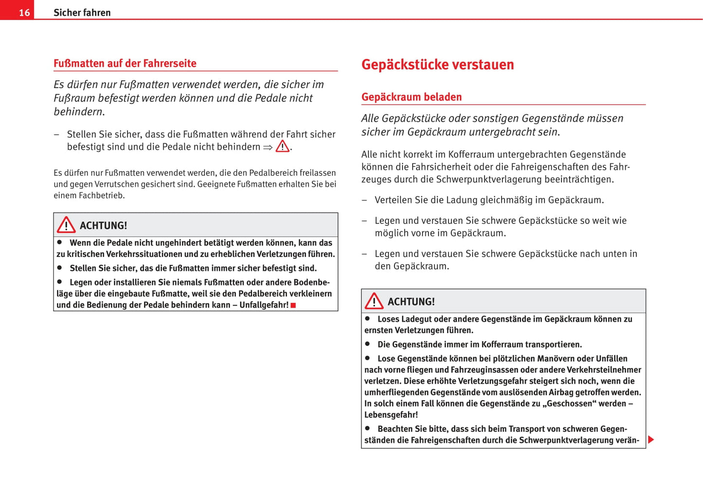 2006-2009 Seat Cordoba Bedienungsanleitung | Deutsch