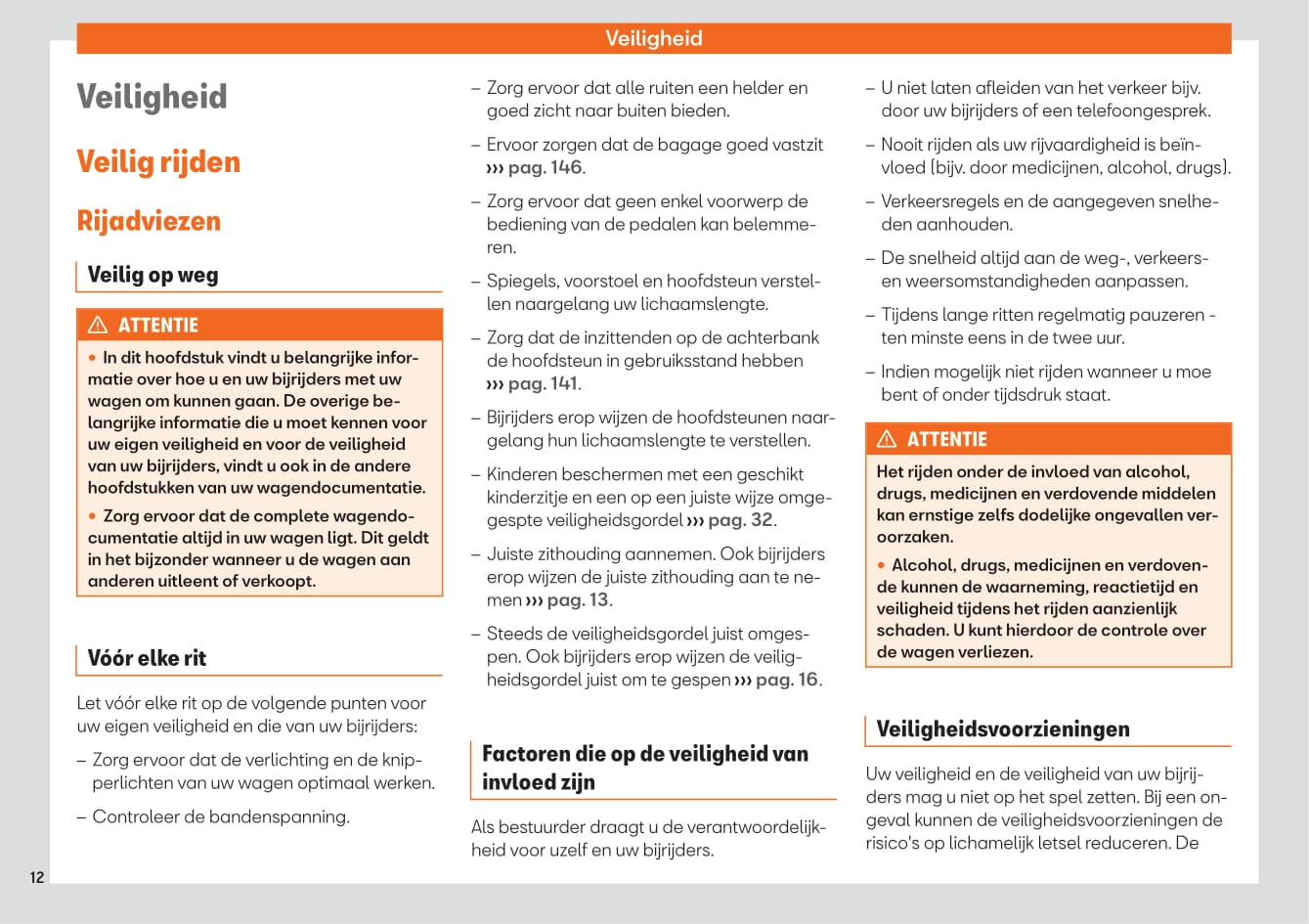 2020-2021 Seat Ateca Owner's Manual | Dutch