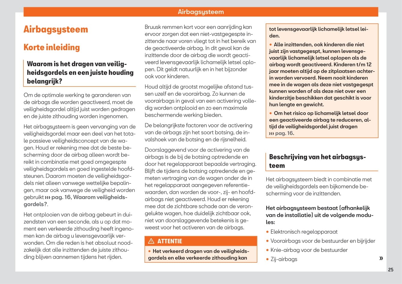 2020-2021 Seat Ateca Owner's Manual | Dutch