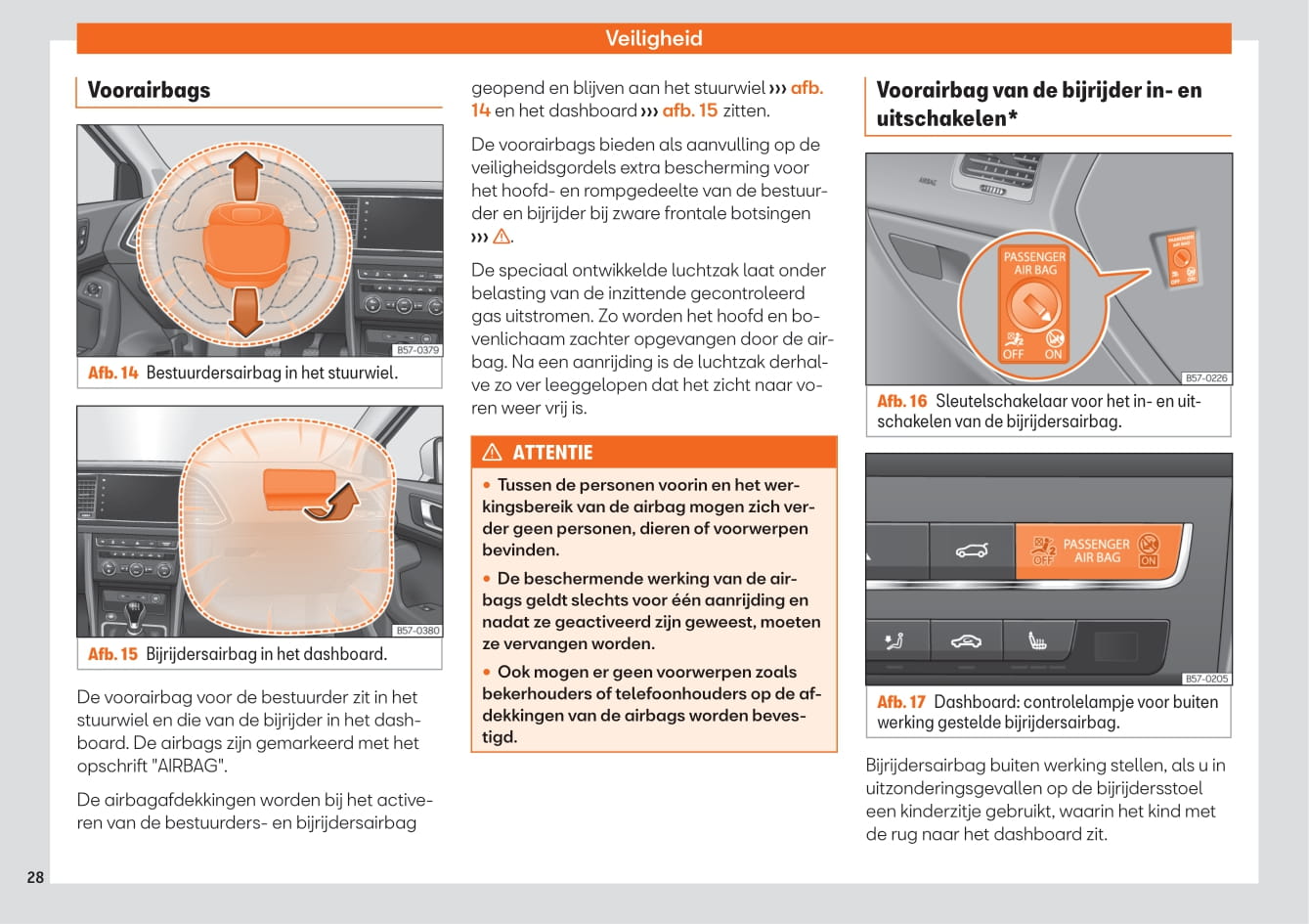 2020-2021 Seat Ateca Owner's Manual | Dutch