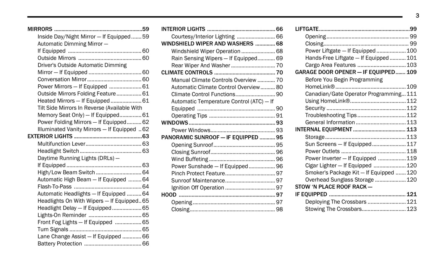 2020 Chrysler Pacifica/Voyager Owner's Manual | English