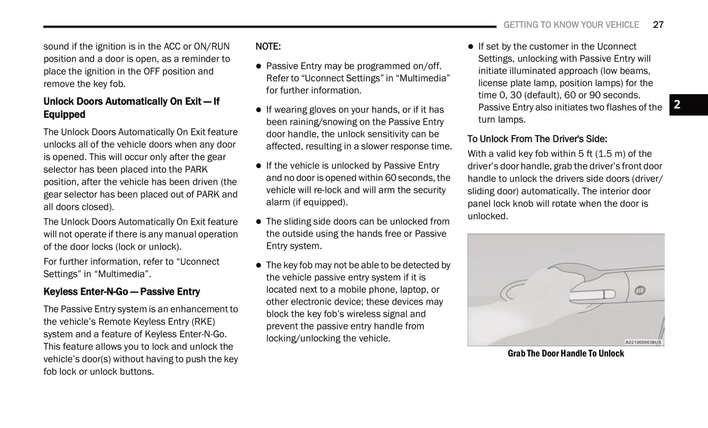 2020 Chrysler Pacifica/Voyager Owner's Manual | English