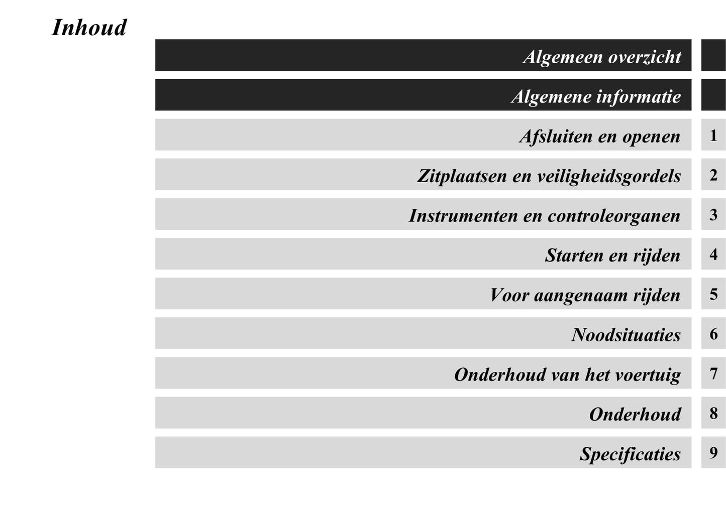 2004-2011 Mitsubishi Grandis Owner's Manual | Dutch