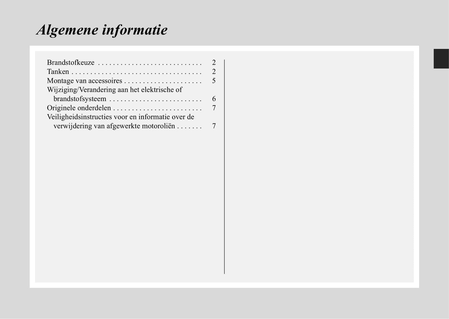 2004-2011 Mitsubishi Grandis Owner's Manual | Dutch