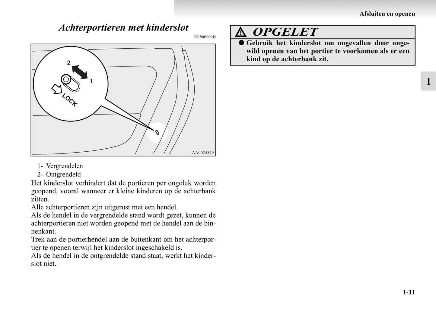 2004-2011 Mitsubishi Grandis Owner's Manual | Dutch