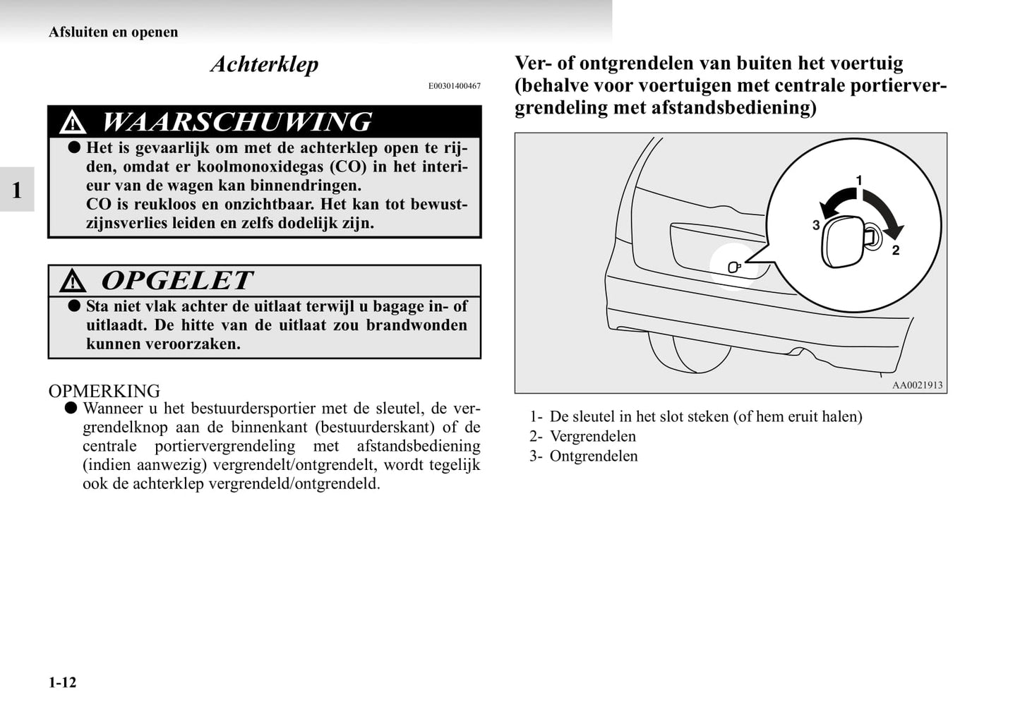 2004-2011 Mitsubishi Grandis Owner's Manual | Dutch