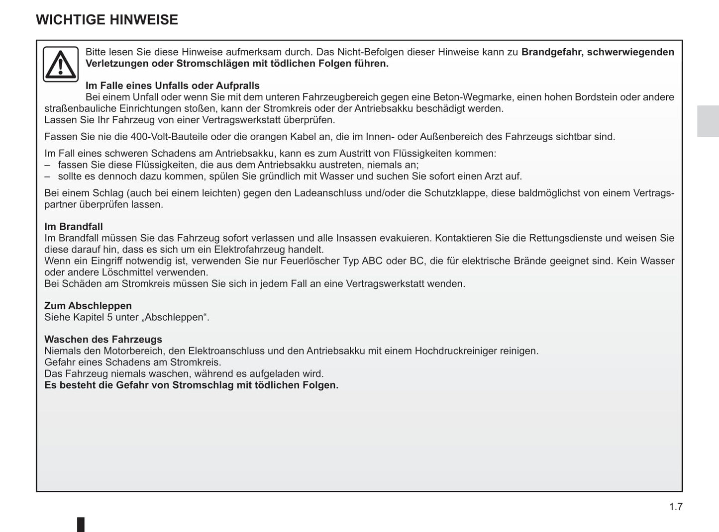 2018-2019 Renault Zoe Owner's Manual | German