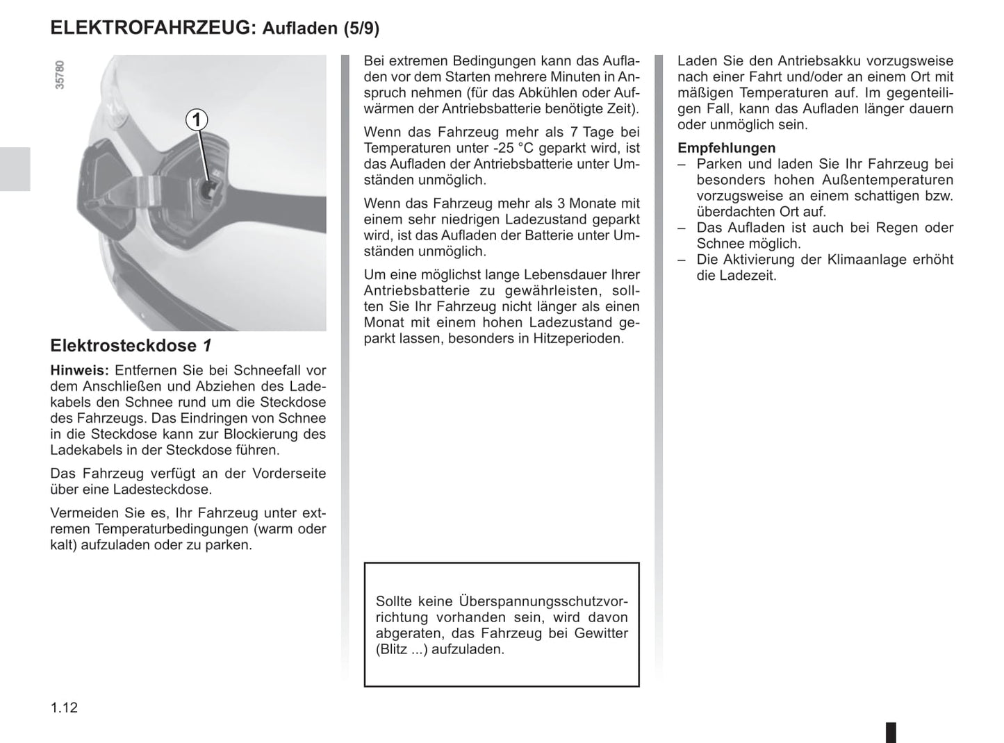2018-2019 Renault Zoe Owner's Manual | German