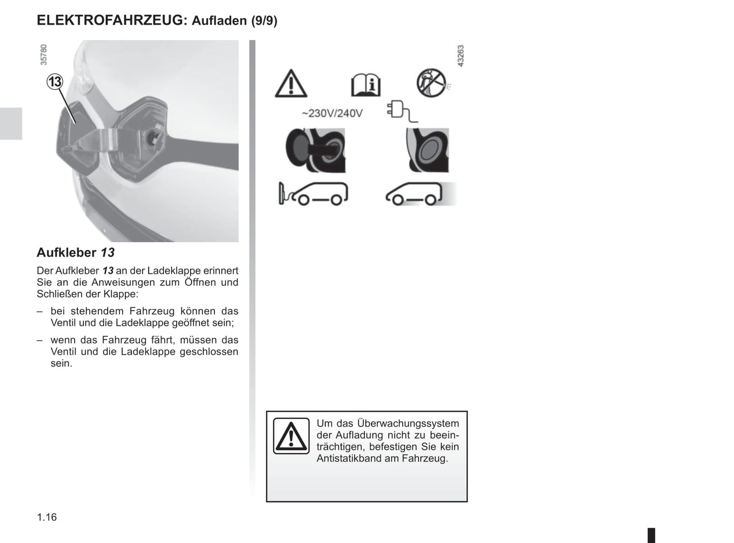 2018-2019 Renault Zoe Owner's Manual | German