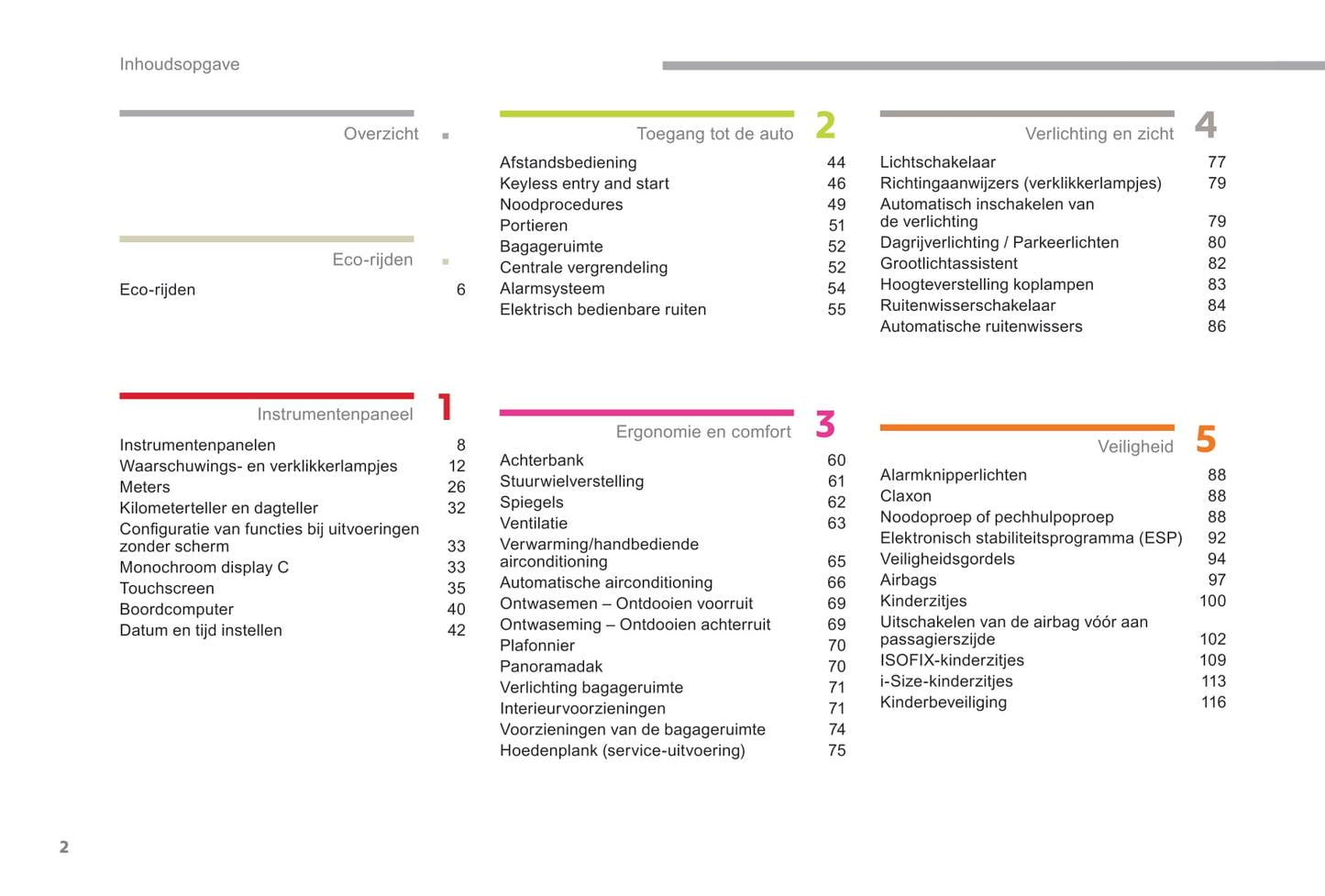 2017-2019 Citroën C3 Bedienungsanleitung | Niederländisch
