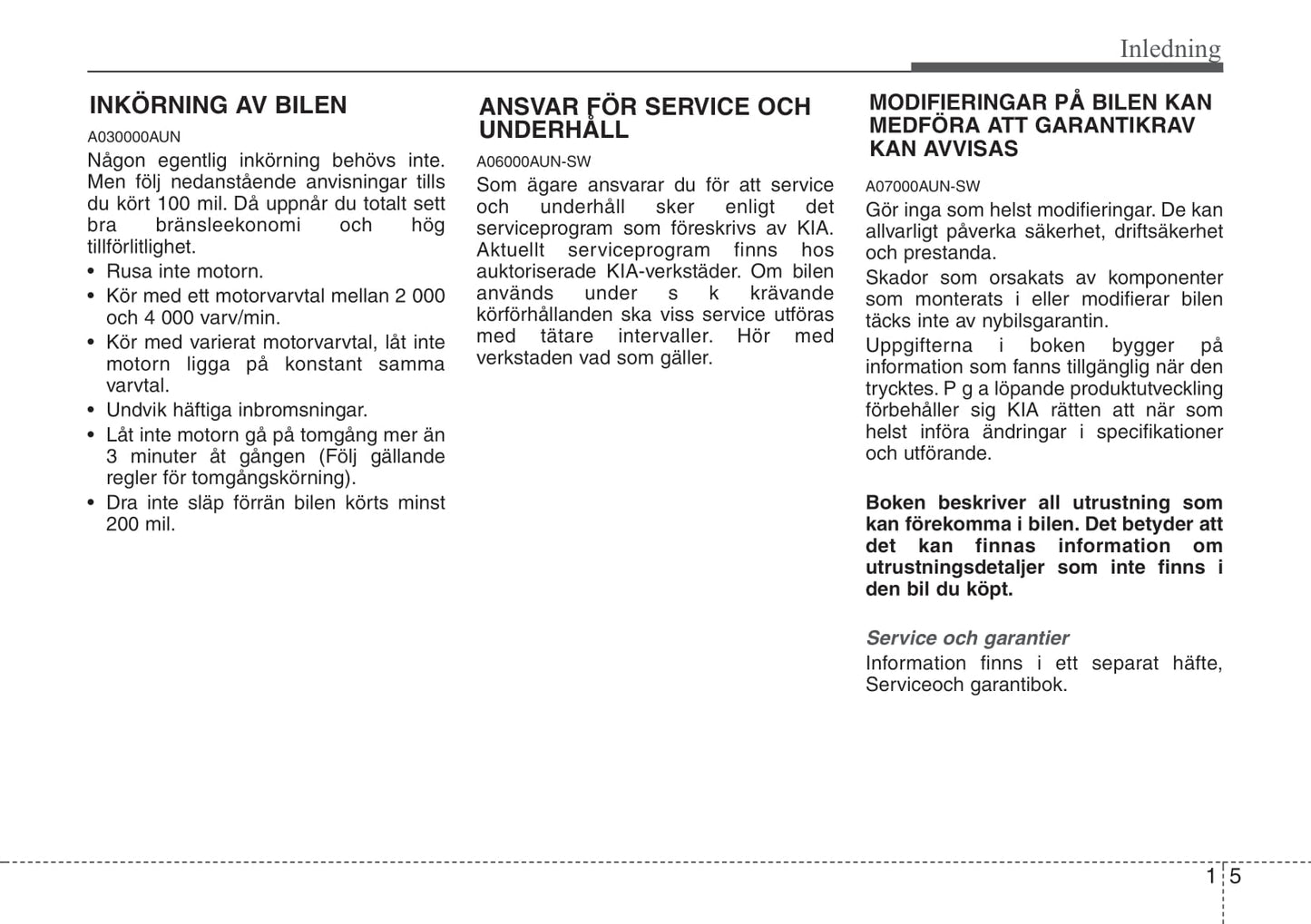 2009-2010 Kia Soul Bedienungsanleitung | Svenska