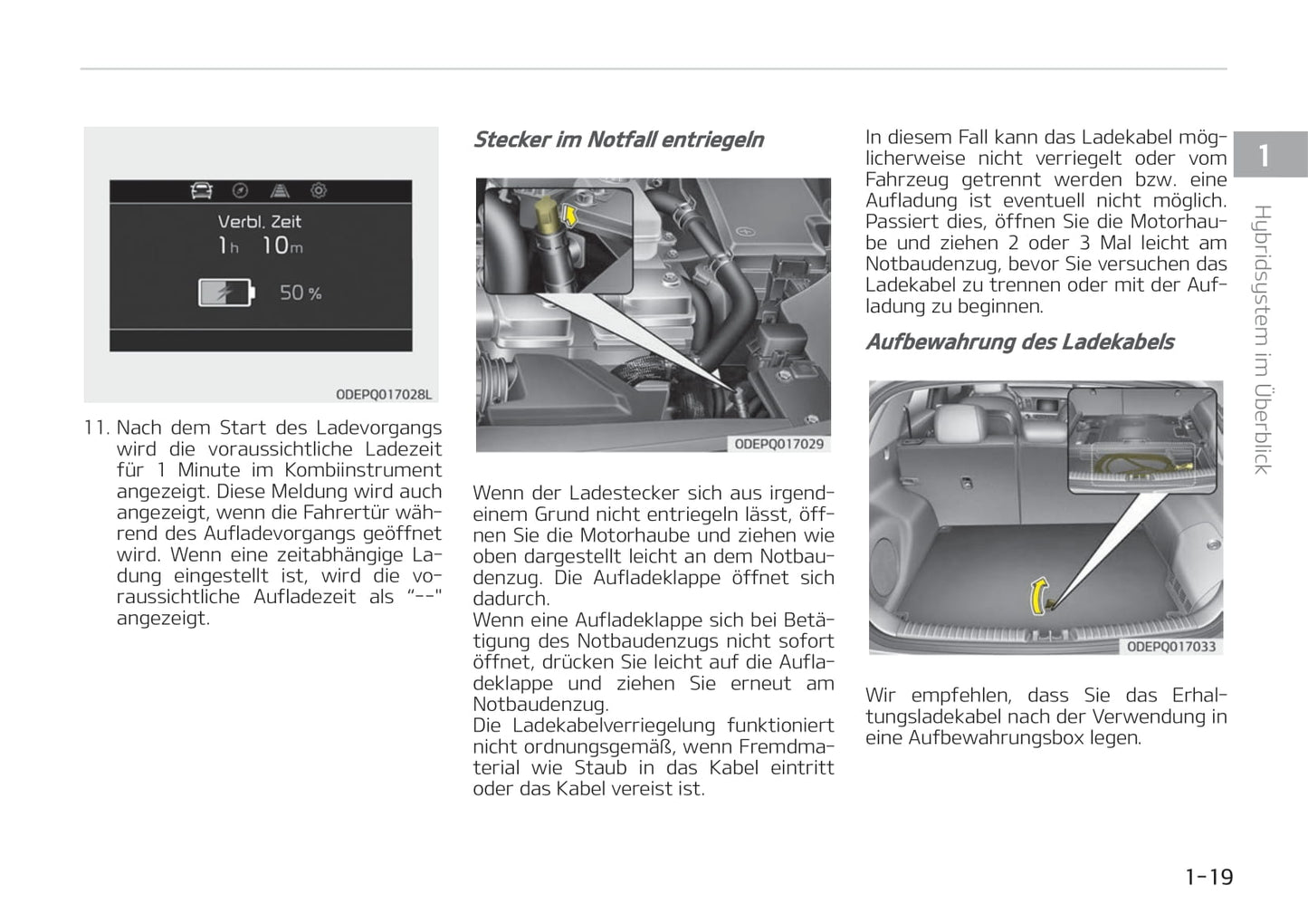 2020-2021 Kia Niro Hybrid Bedienungsanleitung | Deutsch