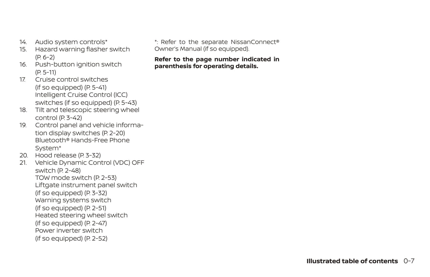 2019 Nissan Pathfinder Bedienungsanleitung | Englisch