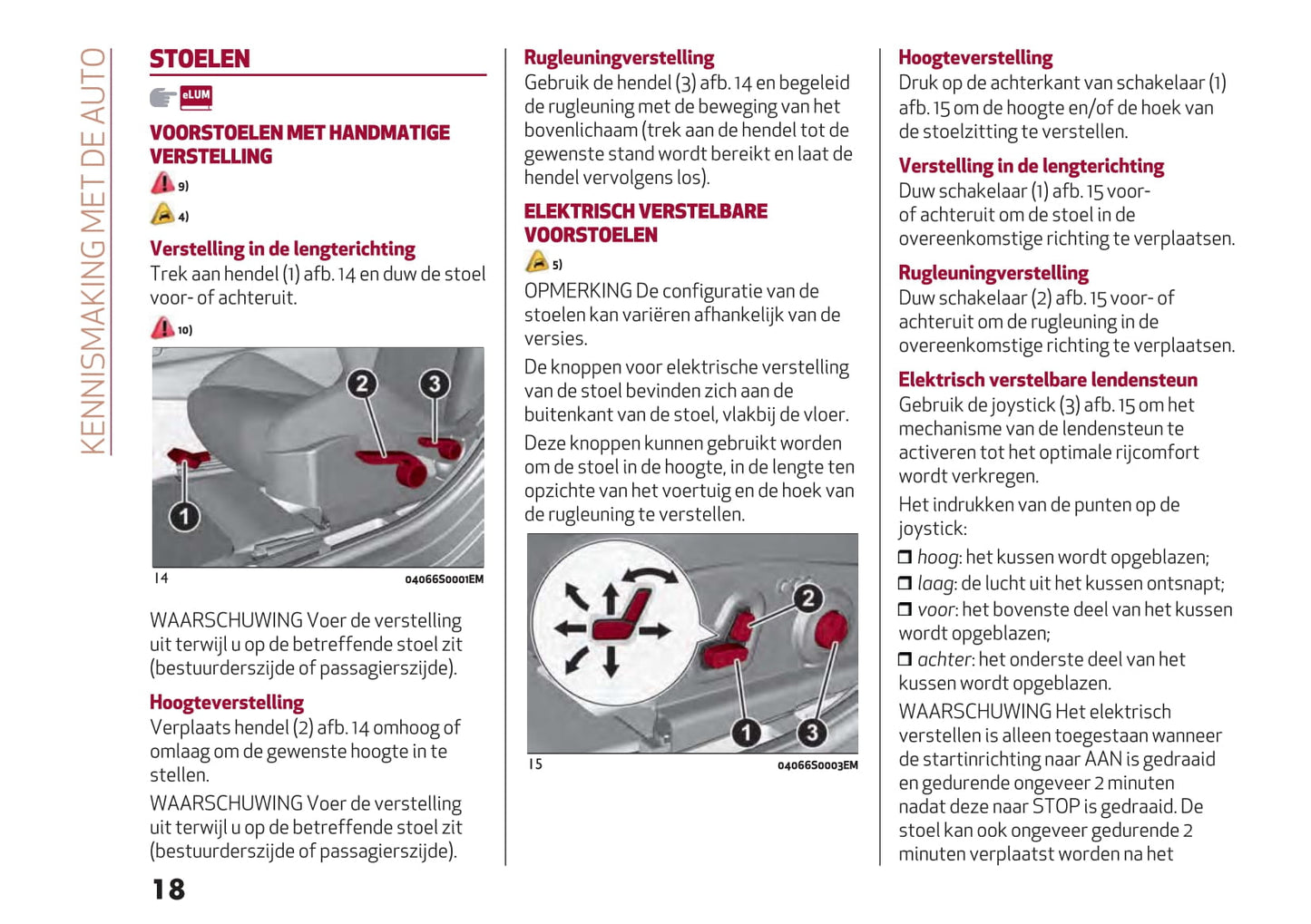 2020-2023 Alfa Romeo Giulia/Giulia Quadrifoglio Owner's Manual | Dutch