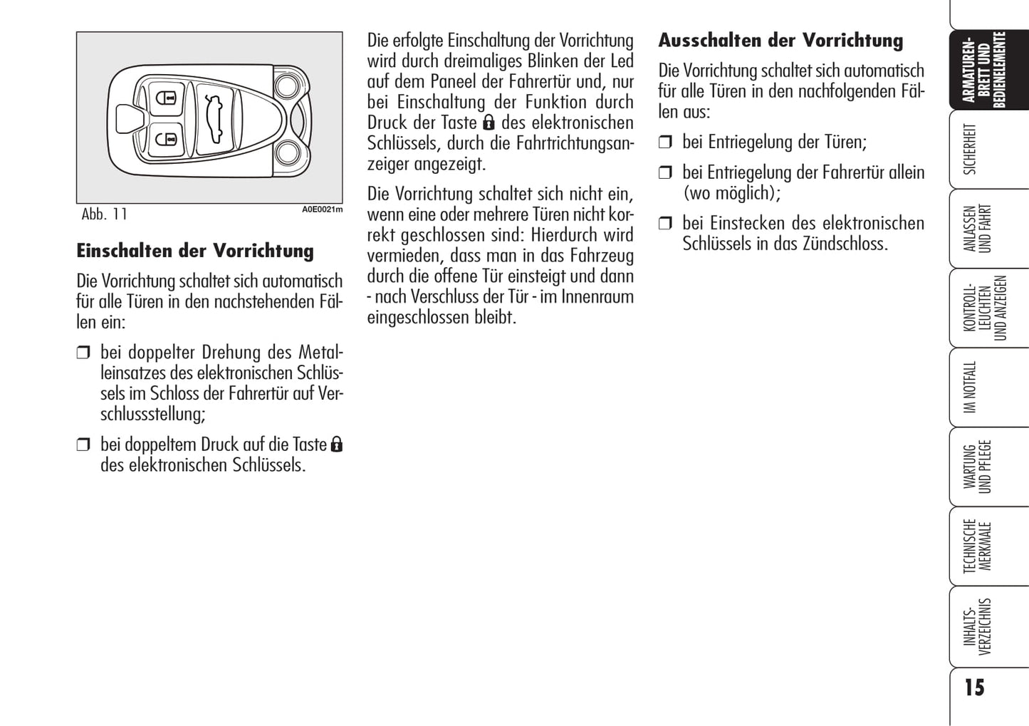 2005-2008 Alfa Romeo 159 Bedienungsanleitung | Deutsch