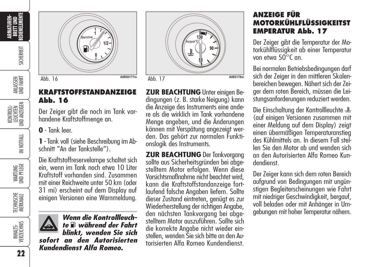 2005-2008 Alfa Romeo 159 Bedienungsanleitung | Deutsch