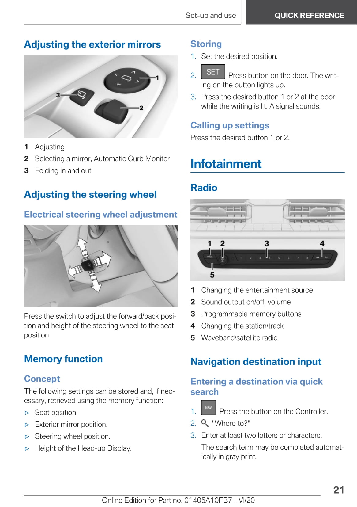 2021 BMW X5 Owner's Manual | English